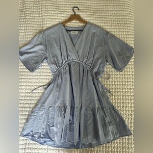 Sabo Skirt Light Blue Wrap Dress